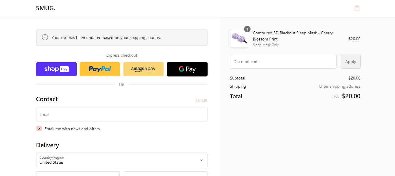How to apply Smug coupon code